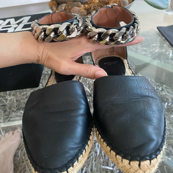 GIVENCHY Chain Detail d'Orsay Espadrille Flat - Picture 7 of 10